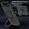 thumbnail image 6 of Hybrid Case for iPhone Air, 360 Rotating Kickstand Case with Wireless Charging MagSafe Shockproof Military Grade Drop Protection Phone Case Cover for iPhone Air 6.5-inch,Red,For iPhone Air, 6 of 10