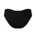 thumbnail image 6 of Hessimy Women's Criss Cross Cut Out Back Bikini Bottoms Swimsuit Beachwear(Black,S), 6 of 7