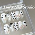 thumbnail image 1 of Uñas postizas de Anime Sanrio, pegatinas de Hello Kitty Kuromi Pochacco My Melody Cinnamoroll, regalo para niñas, 30 estilos, 1 of 4
