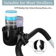 thumbnail image 3 of Universal Adjustable Cup Holder With Phone Holder For Baby Stroller,wheelchair,walker,bike,scooter, 3 of 5