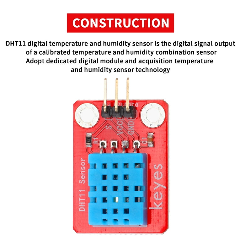 DHT11 basic temperature-humidity sensor + extras