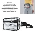 thumbnail image 4 of Sac à Bandoulière Imperméable en PVC Transparent Clair Grande Capacité Sangle Réglable pour Sport Voyage, 4 of 7