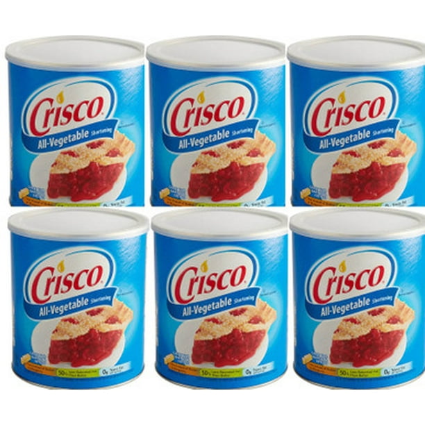 Crisco 48 oz. Regular All Vegetable Shortening 6/Case