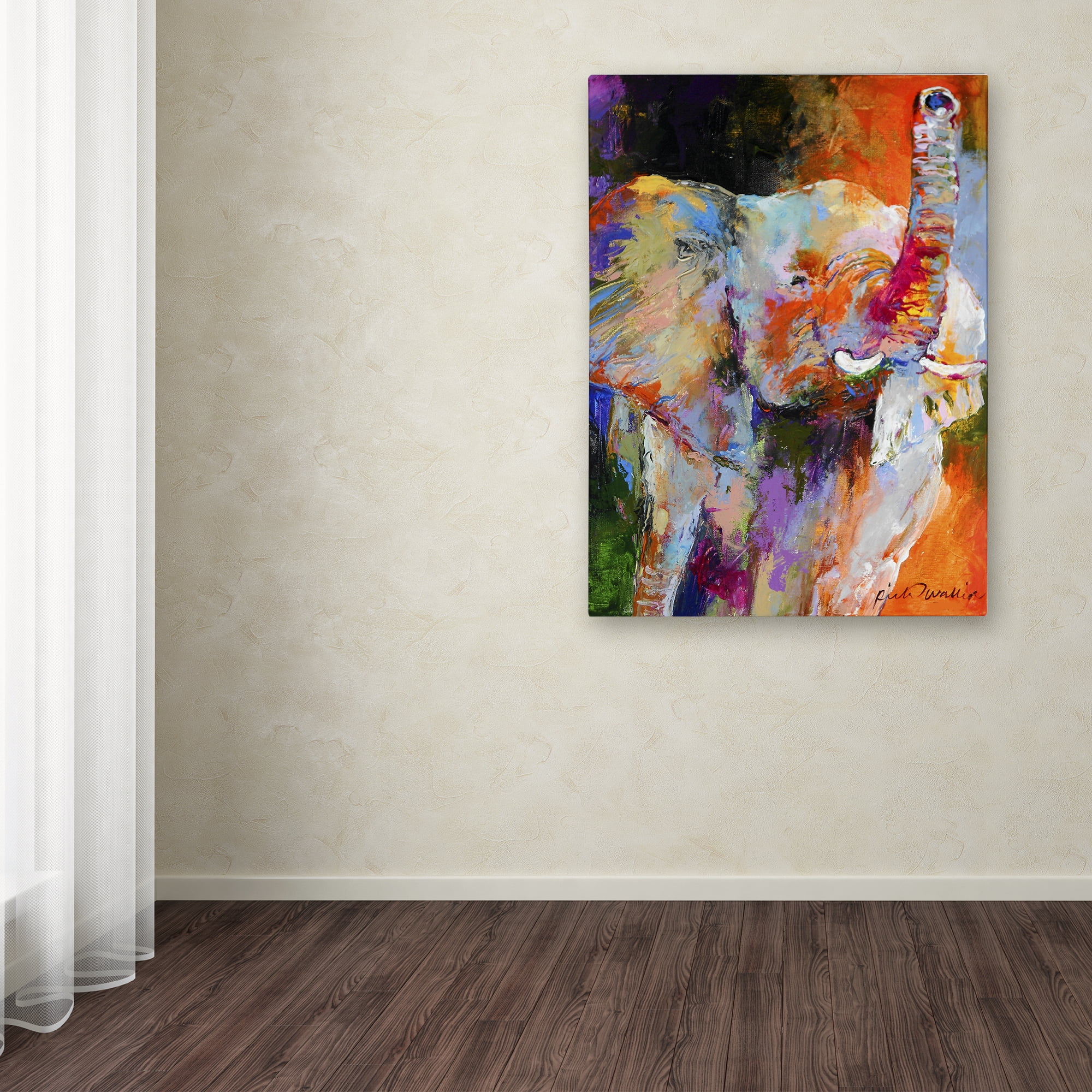 Richard Wallich 'Art Elephant' Canvas Art
