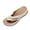 Beige, variant on Bkhluea Women Wedge Flip Flop Sandals Open Toe Hollow Out Slip On Thong Shoes for Summer Beach Vacation Casual Daily Walking