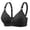 Black, variant on Comfortable Breathable Wireless Bra For Women Soft Support Everyday Wear Lightweight Seamless Design