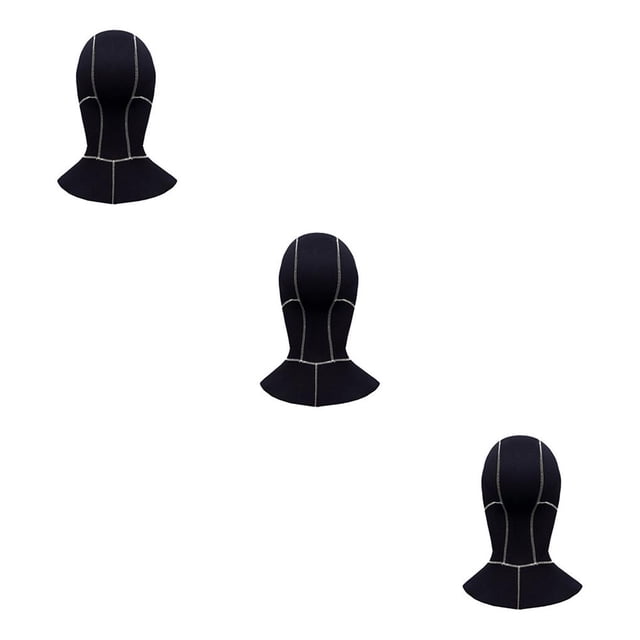Greeniant Keep Diving DH-321 3mm Neopreno Dive Cap Hood Hombres Mujeres Head Cover Natación Sombrero Deportes acuáticos Accesorios Silver Line M Type1 NO1 Greeniant CBP188364