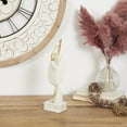 thumbnail image 2 of 4" x 14" Cream Polystone Ballet Dancer Sculpture with Gold Accents, by DecMode, 2 of 13