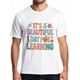 thumbnail image 1 of Camisetas de manga corta con estrellas de dibujos animados para hombre, camisetas de cuello redondo, camisetas para hombre con la frase "It's A Beautiful Day", 1 of 8