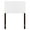 White, variant on Nova White Twin Adjustable Headboard