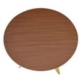 thumbnail image 4 of 37Inch Round Dining Table, Small Round Kitchen Table With Golden Metal Legs, Suitable For 2 To 4 People, Modern Dining Room Table, 4 of 12
