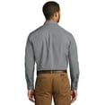thumbnail image 2 of Port Authority Adult Male Men Plain Elbow Sleeves Shirt Gusty Grey 4X-Large, 2 of 4