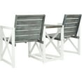 thumbnail image 4 of SAFAVIEH Jovanna Outdoor Patio 2 Seat Bench with Table, Ash Grey, 4 of 4
