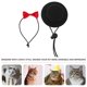 thumbnail image 3 of 1 juego de gorro decorativo para hámster, pajarita ajustable para conejo, disfraz para mascota pequeña, 3 of 6