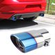 thumbnail image 2 of Punta de silenciador de escape de coche de acero inoxidable atornillada de entrada de 2 pulgadas azul quemado Likrtyny Accesorios para autos y motos, 2 of 9