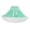 Green, variant on Kilaqueen Women's Color Contrast Ruffled Tulle Petticoat Skirt with Front Bow, Short Costume Tutu for Dance Party, Festival and Dress Up