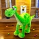 thumbnail image 2 of Muñeco de dinosaurio braquiosaurio de peluche verde de 50 cm para niños, 2 of 2