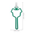 thumbnail image 2 of LIFKOME 5Pcs Pet Poop Bag Clip Green PP Hands Free Operation For Outdoor Activities, 2 of 7
