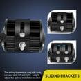 thumbnail image 5 of Nilight 2PCS Base Mounting Brackets Universal Slide Bracket Kits for LED Light Bar, 5 of 7