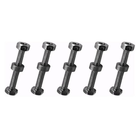 5 Snowblower Shear Pins and Nuts for AYP Sears Craftsman 9524MA