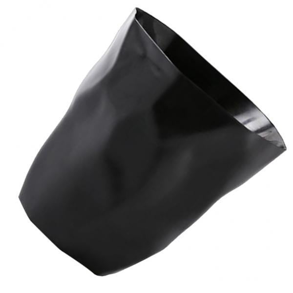 2X Bote de basura abierto Bote de basura Bote de basura Oficina en casa 9L Negro Pequeño Sunnimix Bote de basura irregular