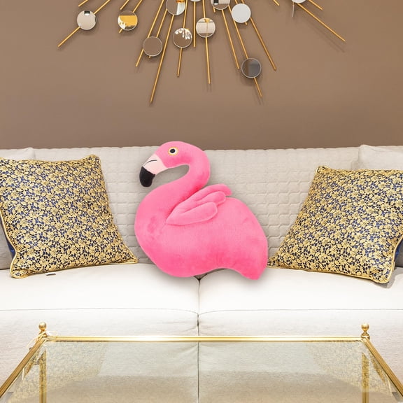 TABLZONE Flamingo Cotton and Down Pillow 50cm Decorative Cushion