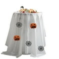 thumbnail image 6 of sruoe Tablecloth, 59in Halloween Tablecloth, Waterproof Machine Washable Foldable White Rectangle Tablecloths, Table Cloth for Dining, Home, Party Decor, Polyester, 6 of 6