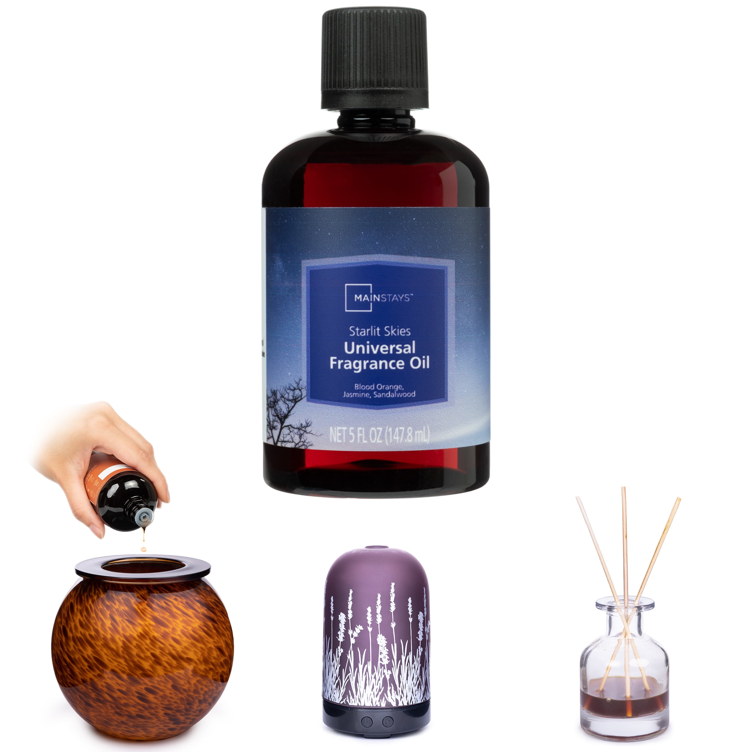 (2 pack) Mainstays Universal Fragrance Oil, Starlit Skies, 5 fl oz