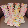 thumbnail image 4 of TFixol Vibrant Floral Hair Clips Set for Girls - 28PCS Multicolor Hair Accessories with Fun Designs, Perfect for Kids and Teens, Durable and Comfortable Fit, 4 of 7