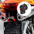 thumbnail image 2 of 4/8X Motorcycle Tag Fastener Skull License Plate Frame AH Screws Eye Bolts O7D6, 2 of 9