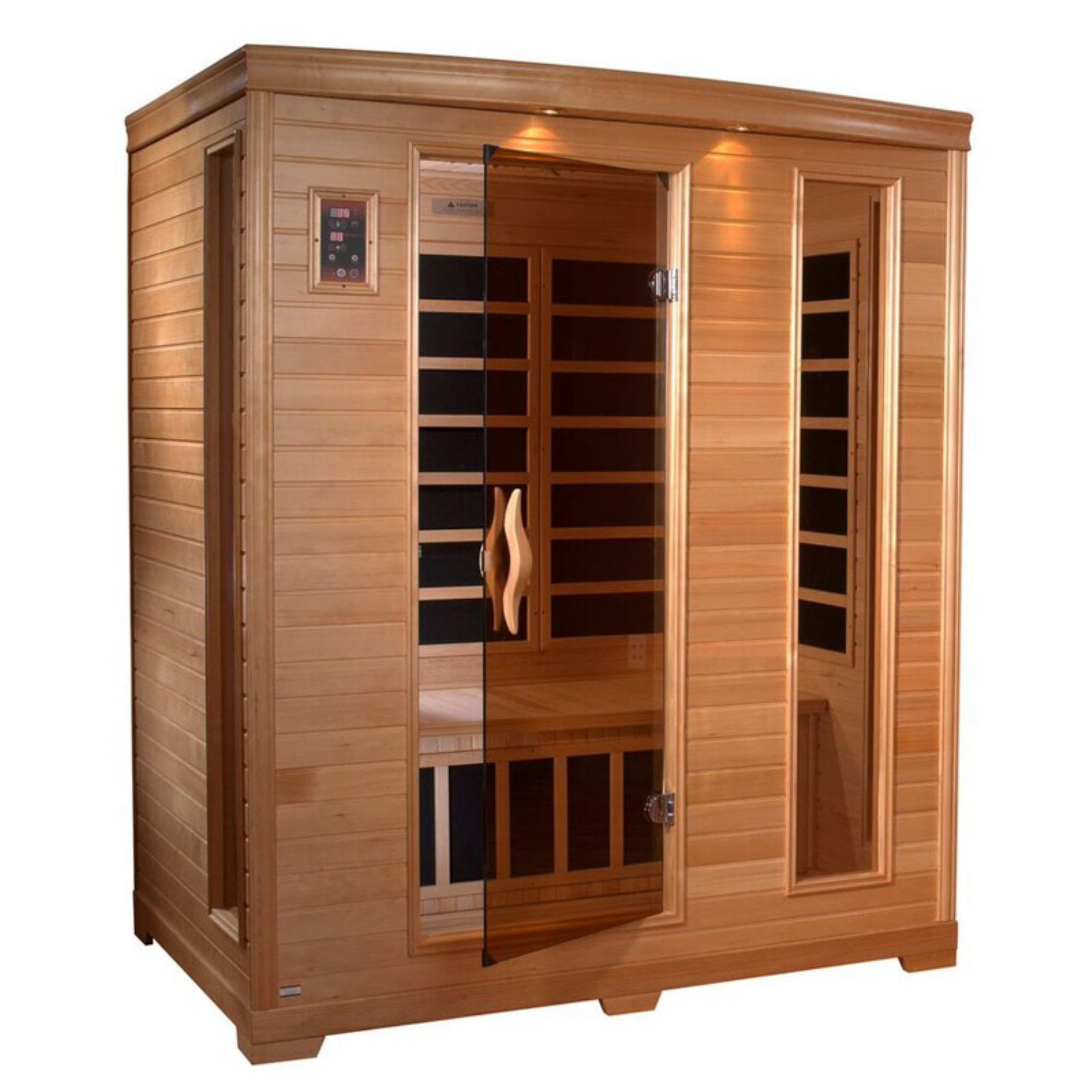 Golden Designs Inc. 3 Person Low EMF FAR Infrared Sauna by Golden Designs