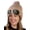 Indi Pink, variant on Unisex Winter Knitted Pom Goggle Lens Cuff Inner Lined Beanie Cap, Burgundy
