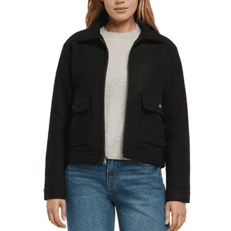 Banana Republic Women's Lightweight Bomber Jacket Zippered Chest