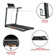 thumbnail image 4 of Sunny Health & Fitness Interactive Slim Treadmill 9MPH w Smart Bluetooth & FREE SunnyFit® App – SF-T722021, 4 of 10