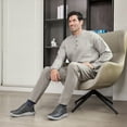 thumbnail image 6 of FitVille Men's Wide Fit Slip-On Dress Shoes Comfortable for Formal & Casual Occasions, 6 of 6