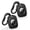 Black, 2 Pack, variant on SURITCH for AirTag Holder 2 Pack, Keychain with Anti-Lost Carabiner Shockproof TPU Protective Case for AirTag for Kids, Keys, Pets, Luggage, Bags, 2 Pack, Black