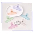 thumbnail image 5 of 1 Pcs Acrylic Paper Clip,Transparent Plastic Paper Clamp,Wide Mouth Plastic Notebook Clip,Photo Bag Clamp,File Bill Holder,Sealing Air Tight Clips,Plastic Binder Clips,for Kitchen Storage,Orange, 5 of 5