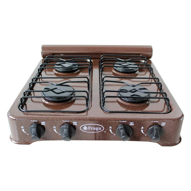 Parrilla Fraga P706 A Gas 4 Quemadores Porcelanizada cafe 1 Fraga P706
