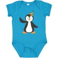thumbnail image 3 of Inktastic Cute Penguin, Penguin With Party Hat Boys or Girls Baby Bodysuit, 3 of 5