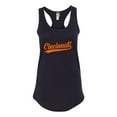 thumbnail image 2 of Go All Out City Of Cincinnati Ohio Pride Fashion Script Sleeveless Tank Top T-Shirt Mens/Women/Flowy/Fitted, 2 of 2
