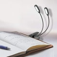 GLORIOUSLITE 10 LED USB & Battery Powered Book Light with Flexible