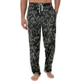 thumbnail image 2 of Men's Knitted Fashionable Printed Pocket Casual Pants, Camouflage Pajama Pants for Home, Sleep and Lounge Wear,Dark Gray,3XL, 2 of 8