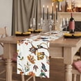 thumbnail image 2 of Table Runners 70 Inches Long Dress Scarves, Spring Floral Farmhouse Coffee/Dining/Kitchen Table Decor, Holiday Table Runner, Summer Botanical Flowers Vintage Birds 13x70 Inch, 2 of 9