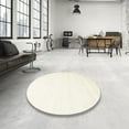 thumbnail image 4 of Ahgly Company Machine Washable Indoor Square Contemporary Blonde Beige Area Rugs, 4' Square, 4 of 7