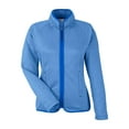 thumbnail image 4 of CORE365 CE72W Women's Venture Heathered Stripe Full-Zip-True Royal/ White-XL, 4 of 6