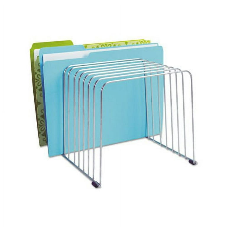 Wire Desktop Organizer, 11 Sections, Letter to Legal Size Files, 9