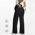 thumbnail image 6 of Meichang Maternity Pants Work Over The Belly with Pockets Womens Plus Size Pregnancy Dress Pants Office CloThes Trousers, 6 of 8