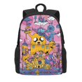 thumbnail image 2 of Adventure Time Jake The Dog Backpacks Lightweight Bookbags Casual Daypack For Travel Work Hiking, 2 of 8
