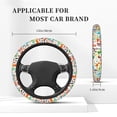 thumbnail image 3 of Cauagu Animals Print Car Steering Wheel Cover - Universal Car Accessory for Diverse Cars for Steering Wheel with a Diameter of 14.5"-15", 3 of 7