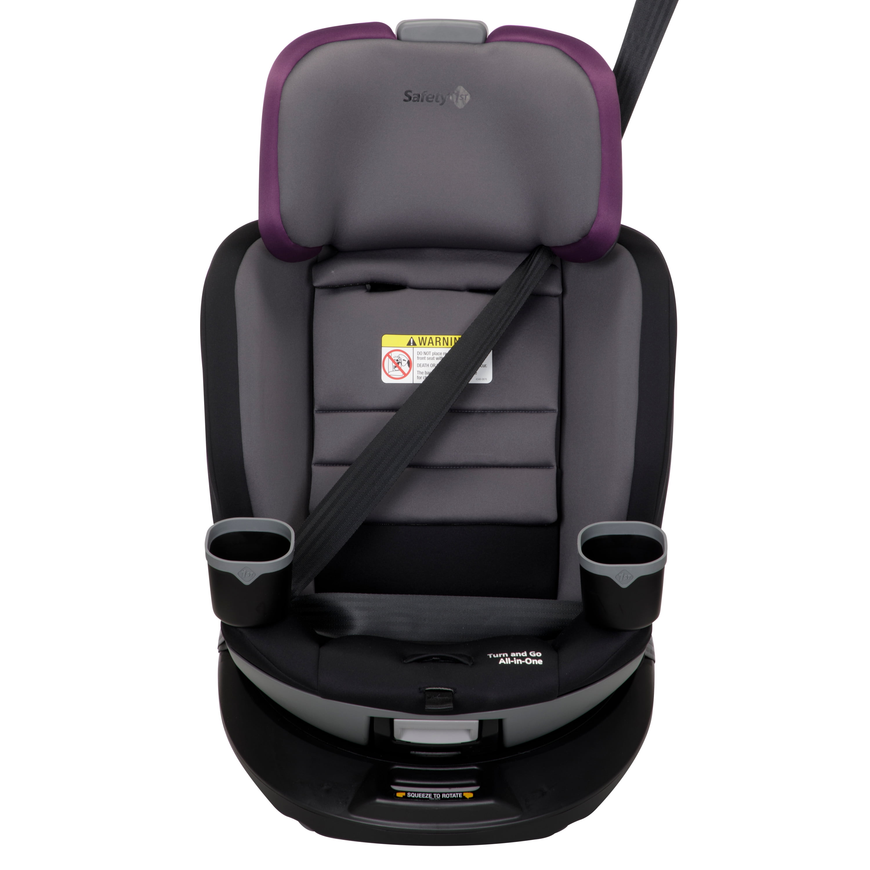 Safety 1st Turn and Go 360 Rotating All-in-One Convertible Car Seat, Black Beauty